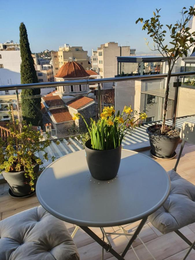 Super Loft With Acropolis View Apartman Athén Kültér fotó